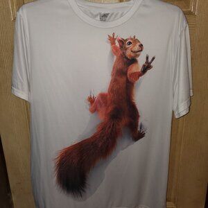 Extra Large Polyester Squirrel Shirt